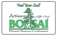 Artisans Bonsai Gift Cards